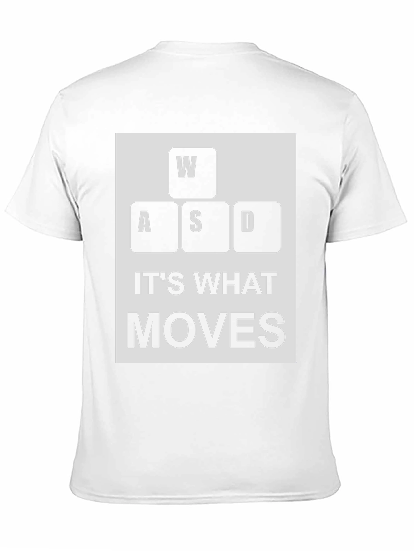 WASD Keys T-Shirt - Gamer Movement Tee