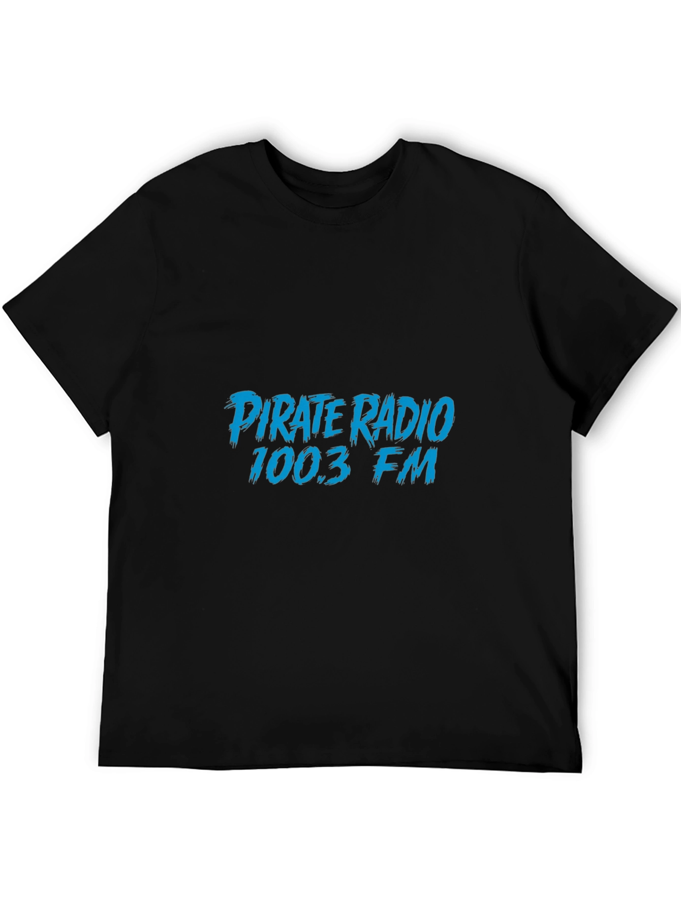 Pirate Radio 100.3 FM Black T-Shirt