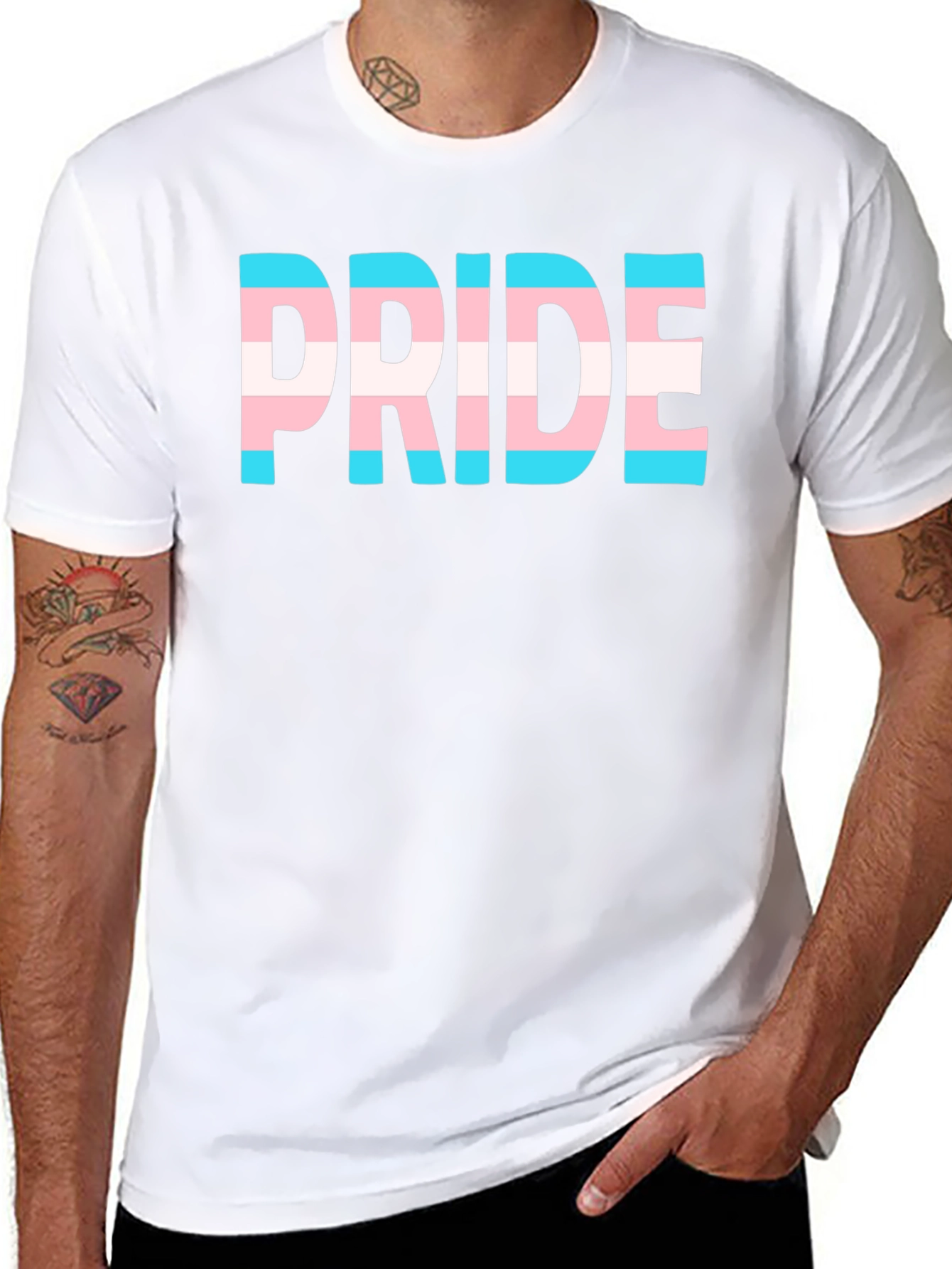 Trans Pride T-Shirt - LGBTQ+ Support