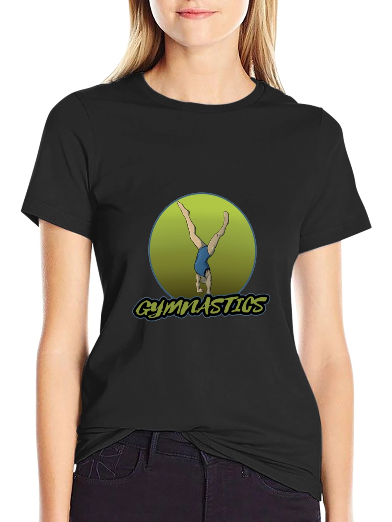 Gymnastics Graphic Tee - Handstand Design