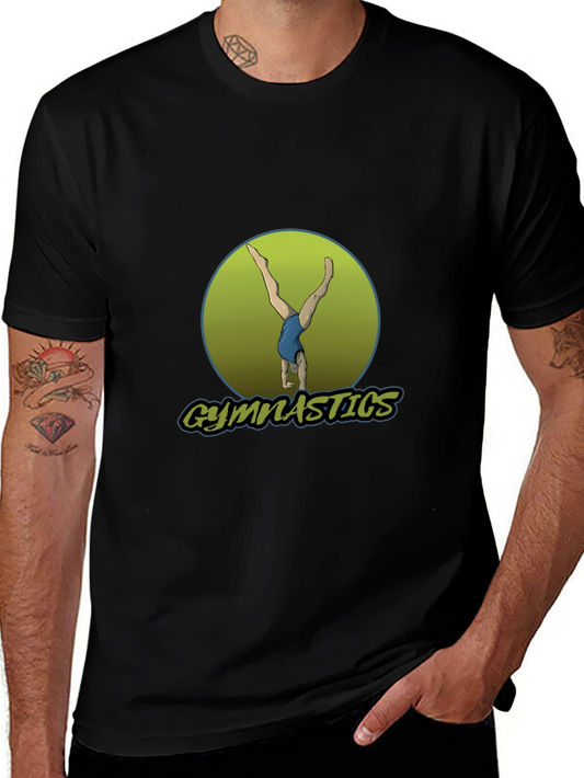 Gymnastics Graphic Tee - Handstand Design