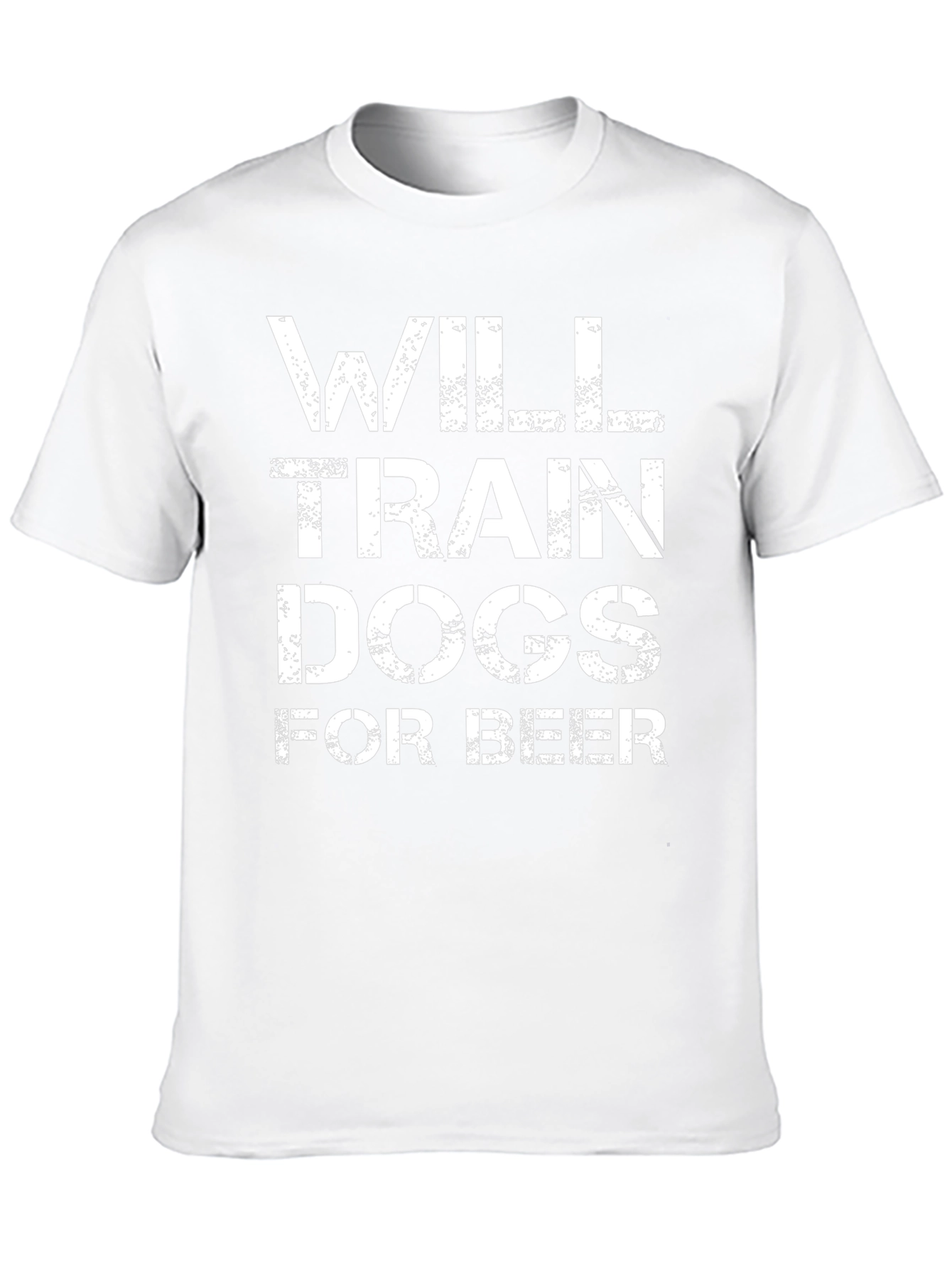 Will Train Dogs For Beer Mens Graphic T-Shirt