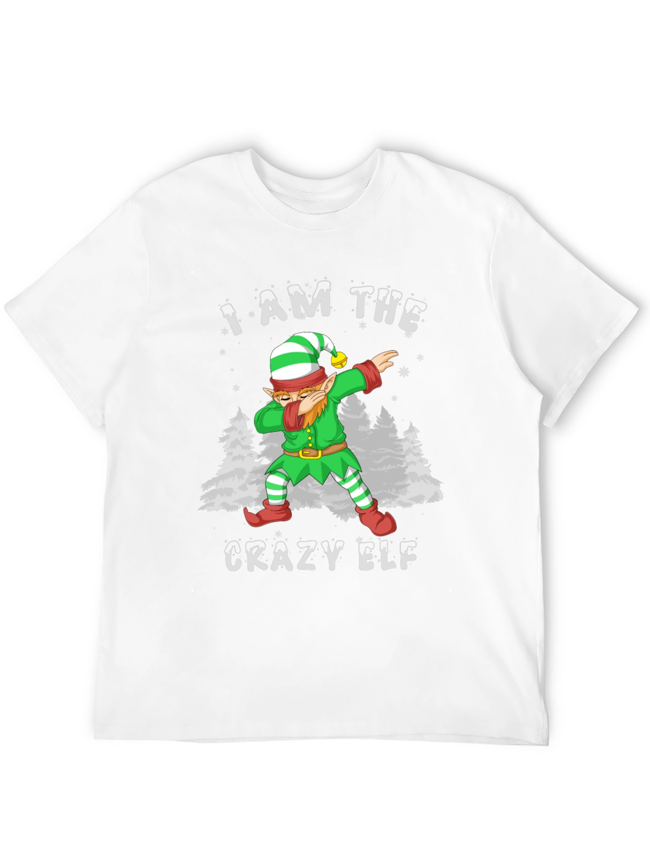 Crazy Elf Dabbing Christmas T-Shirt
