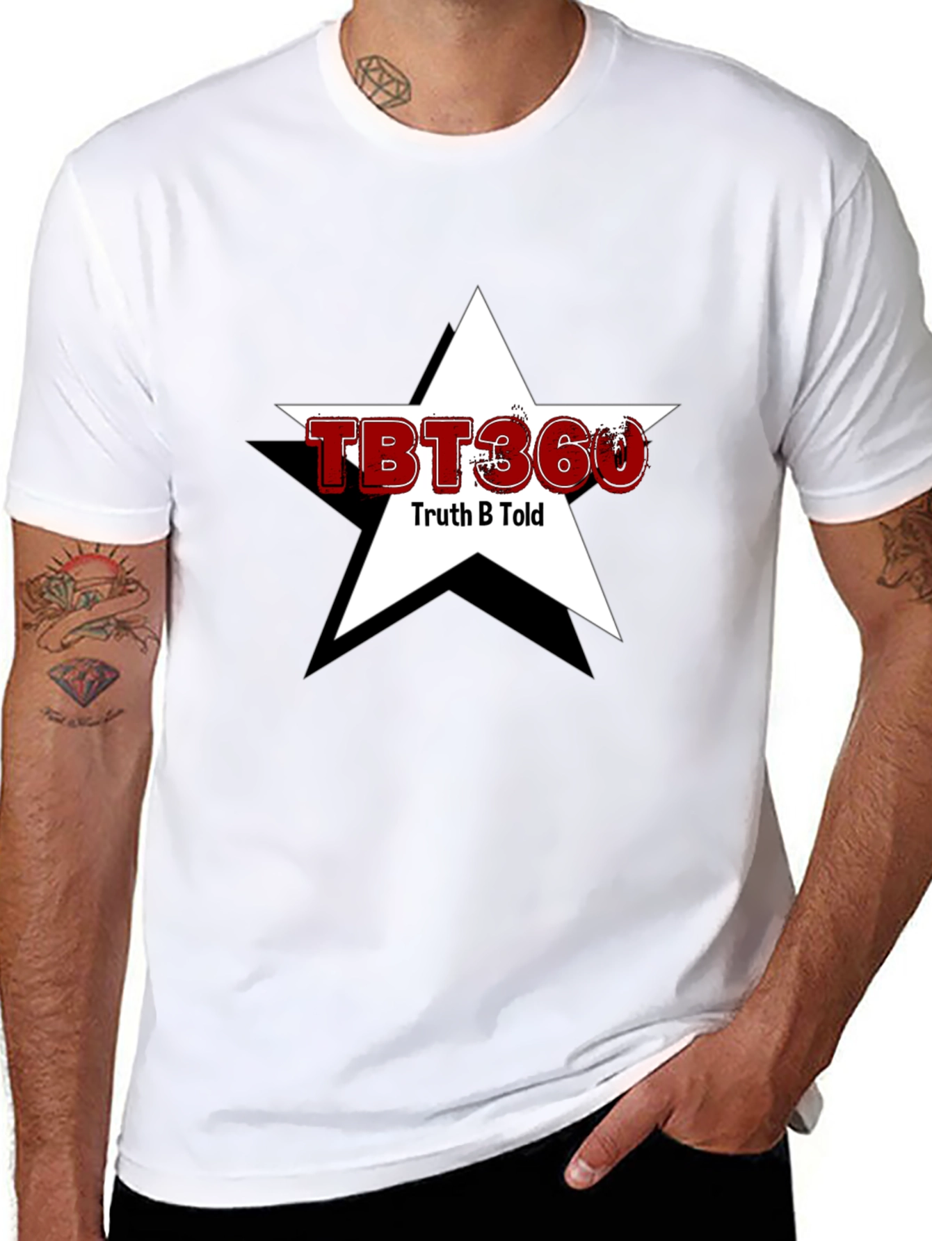 TBT360 Truth Be Told Black Graphic Tee