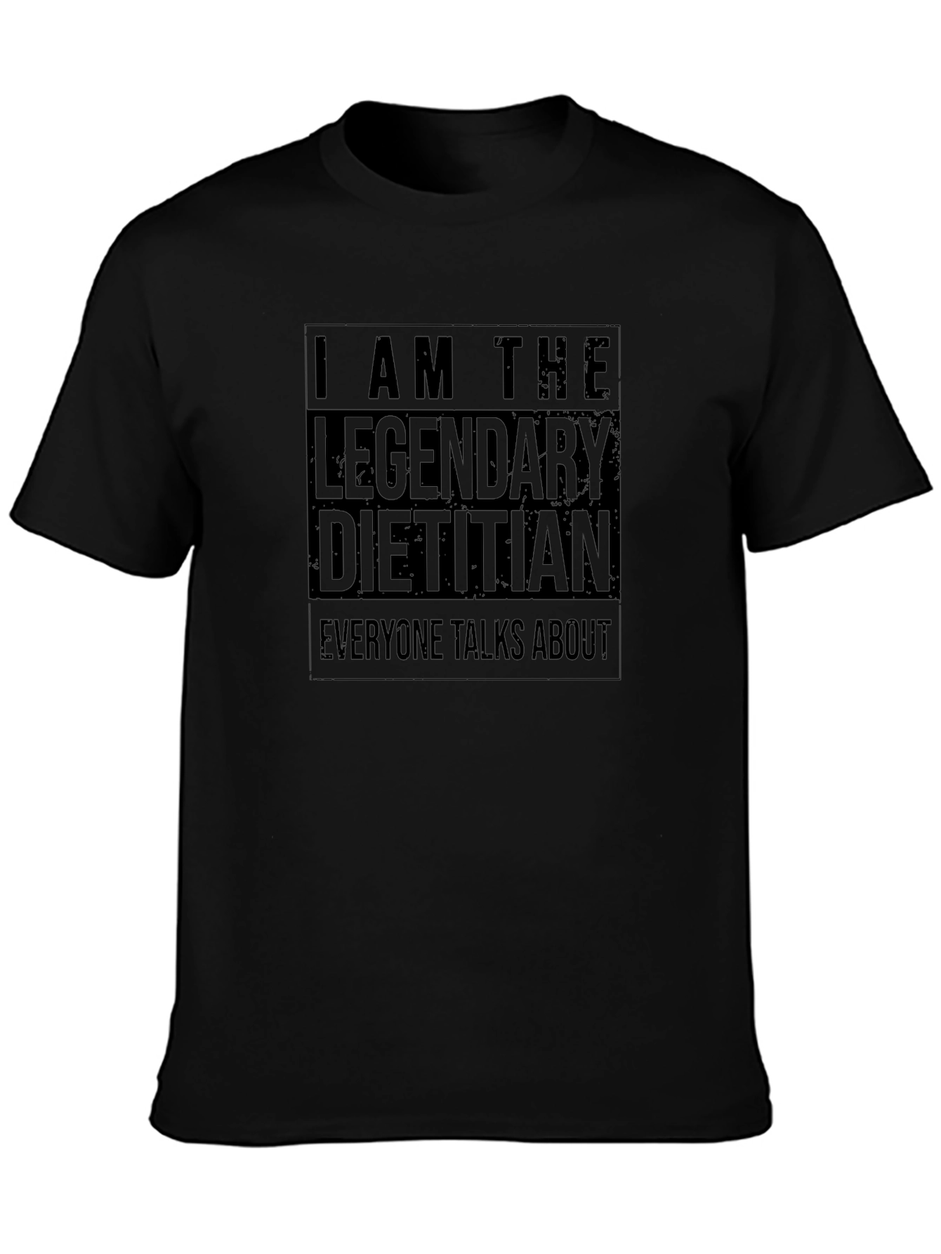 Legendary Dietitian Black Graphic Tee