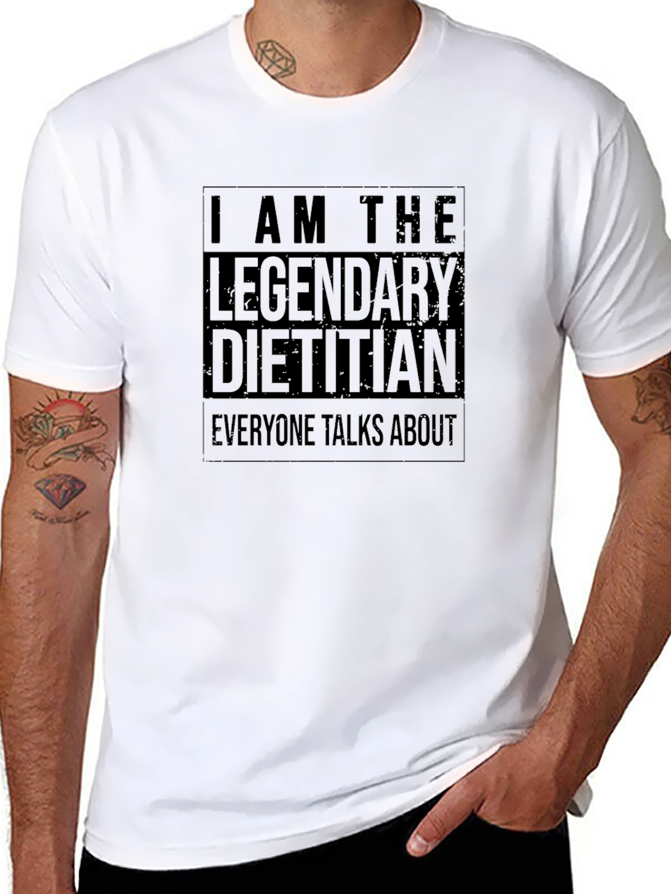 Legendary Dietitian Black Graphic Tee