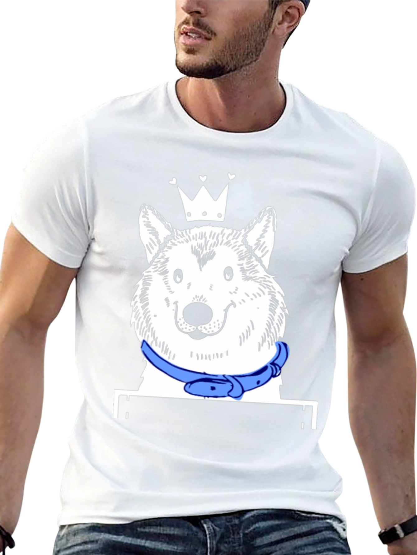 Dog King T-Shirt - Unique Graphic Tee