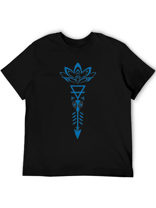 Lotus Arrow Graphic Tee - Stylish Casual Wear