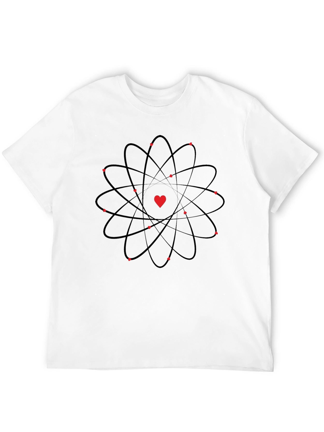 Atom Heart T-Shirt - Science Meets Love