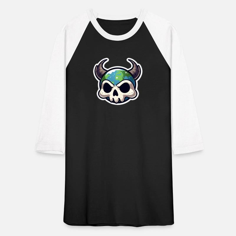 Earthly Fusion: Horned Cute Skull for Earth Day