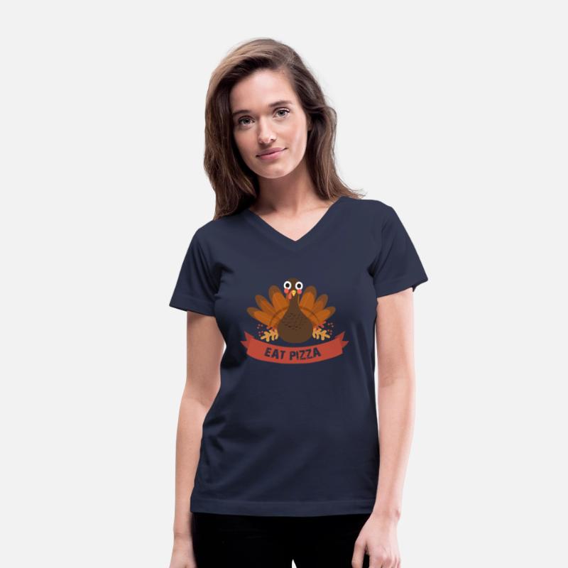 Eat Pizza Funny Thanksgiving Turkey