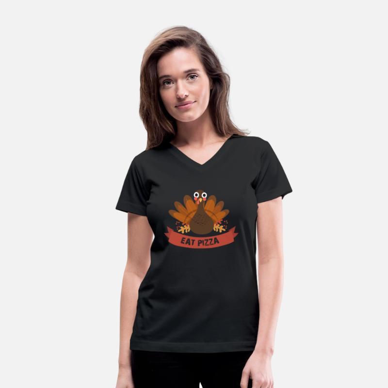 Eat Pizza Funny Thanksgiving Turkey