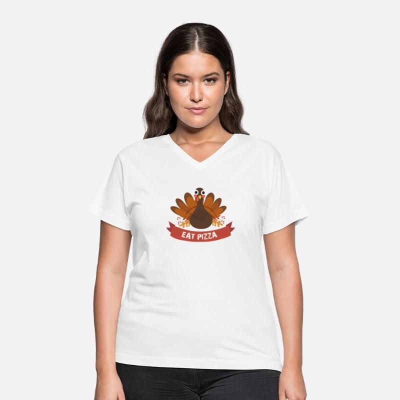Eat Pizza Funny Thanksgiving Turkey