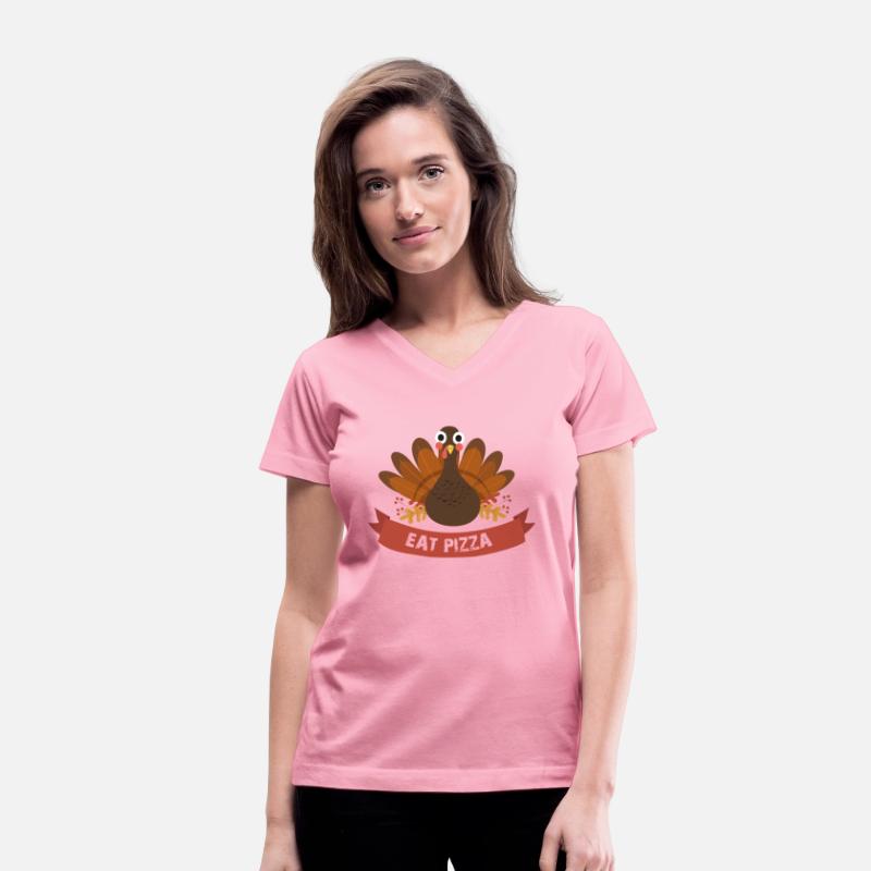Eat Pizza Funny Thanksgiving Turkey