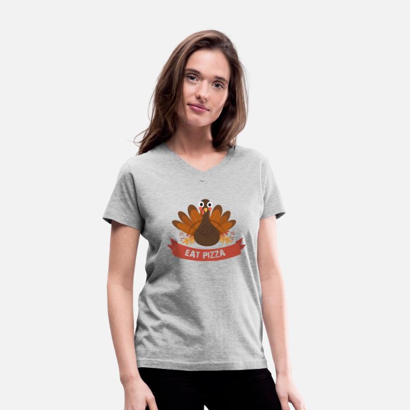 Eat Pizza Funny Thanksgiving Turkey