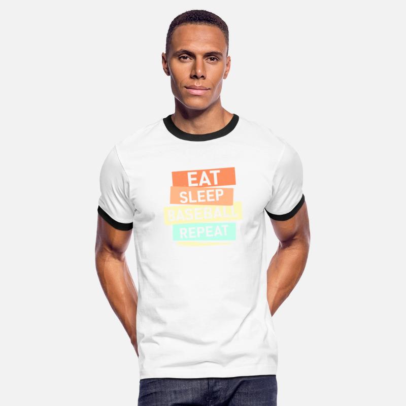 Eat Sleep Baseball Repeat Softball Sport Fan