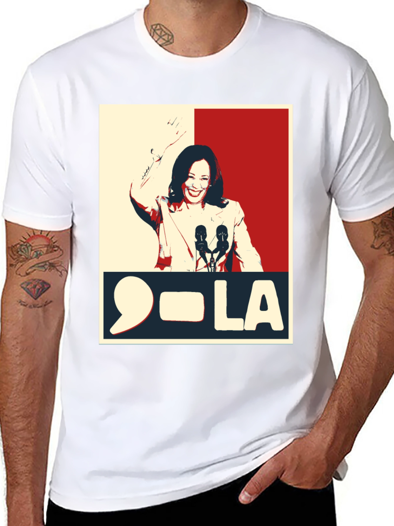 Kamala Harris 9-LA Graphic T-Shirt