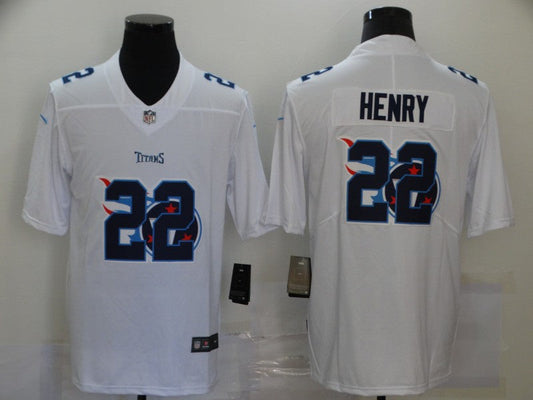 Men's Tennessee Titans Derrick Henry #22 White Game Player Jerseys