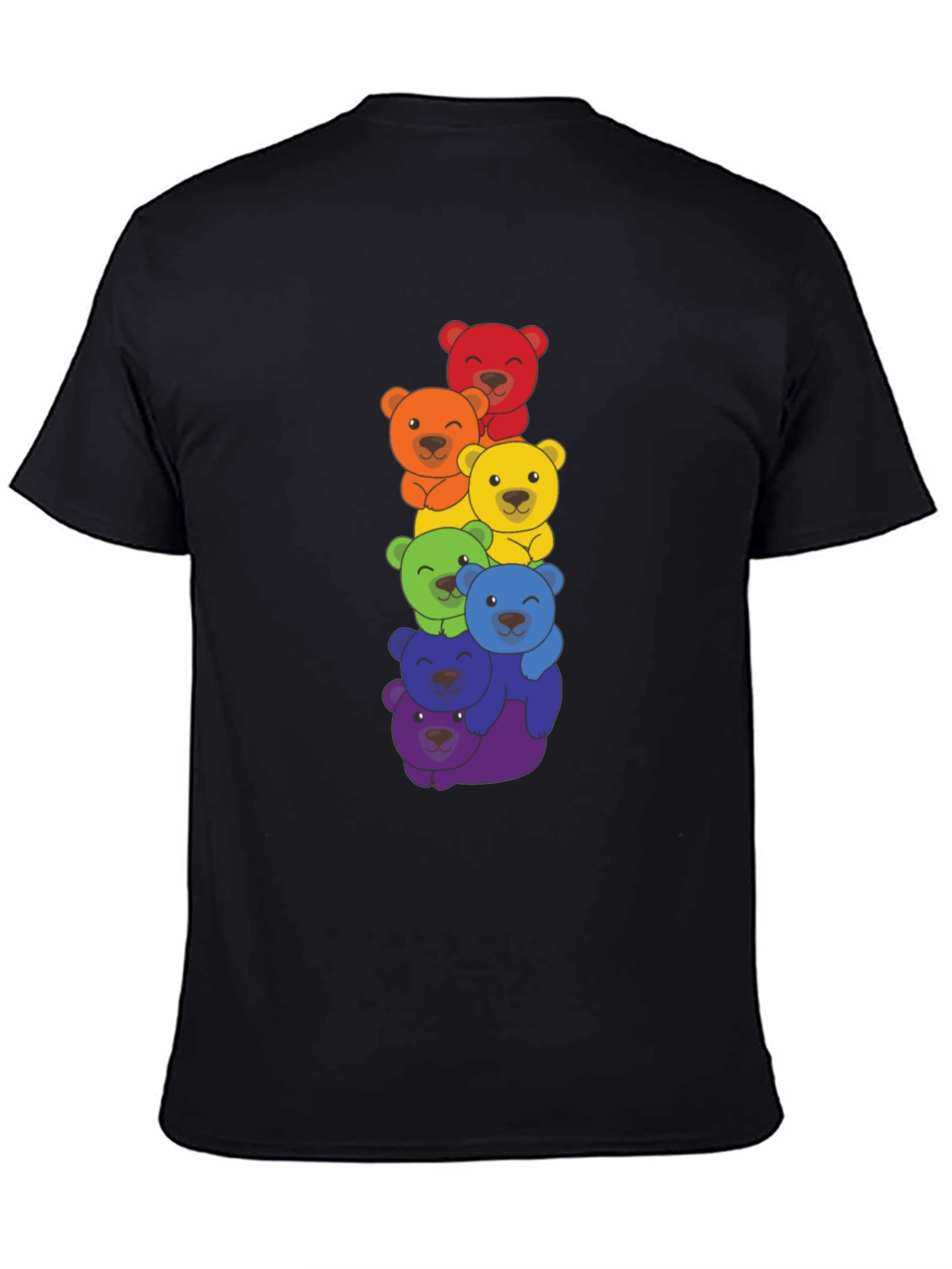 Rainbow Bears Stacked T-Shirt