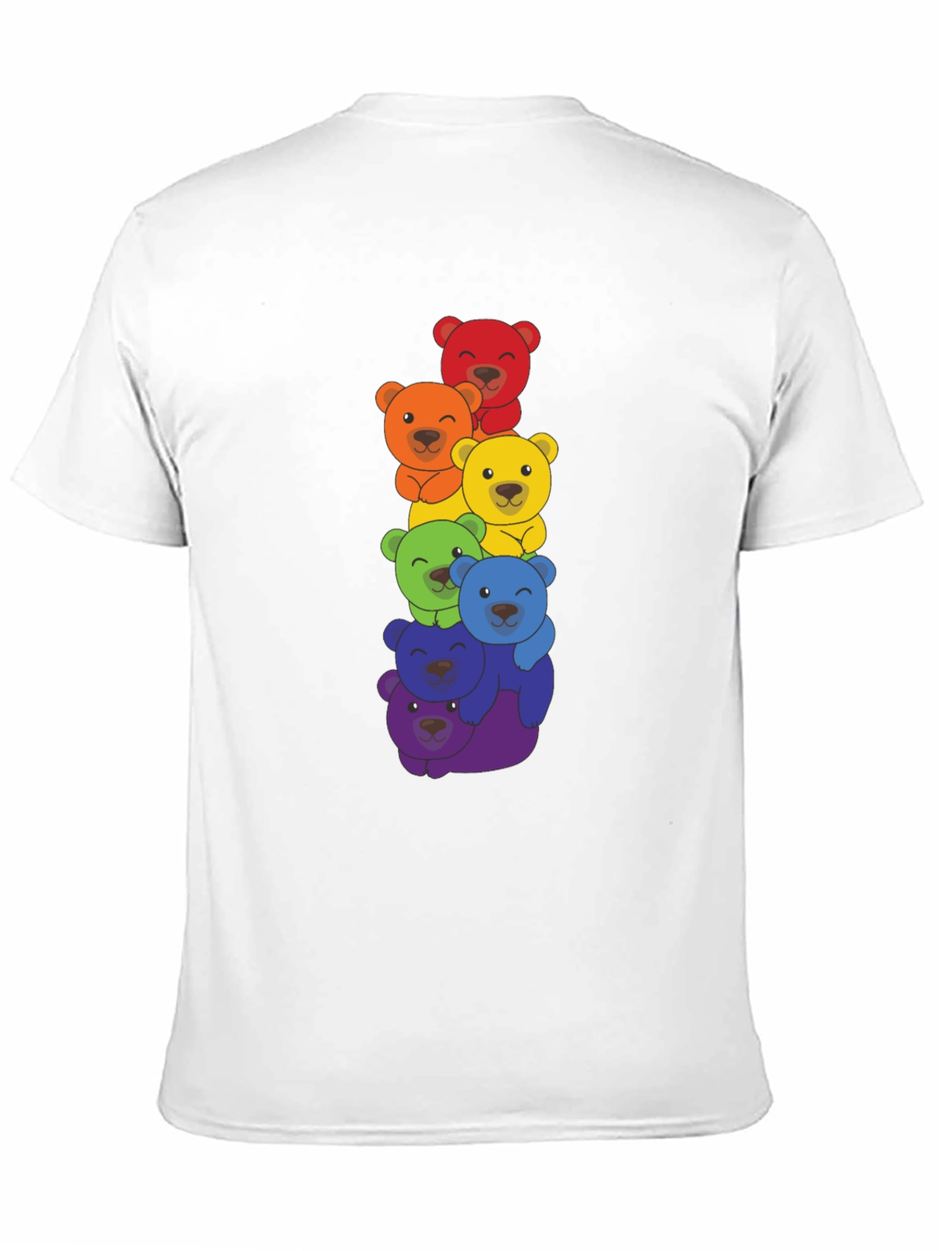 Rainbow Bears Stacked T-Shirt