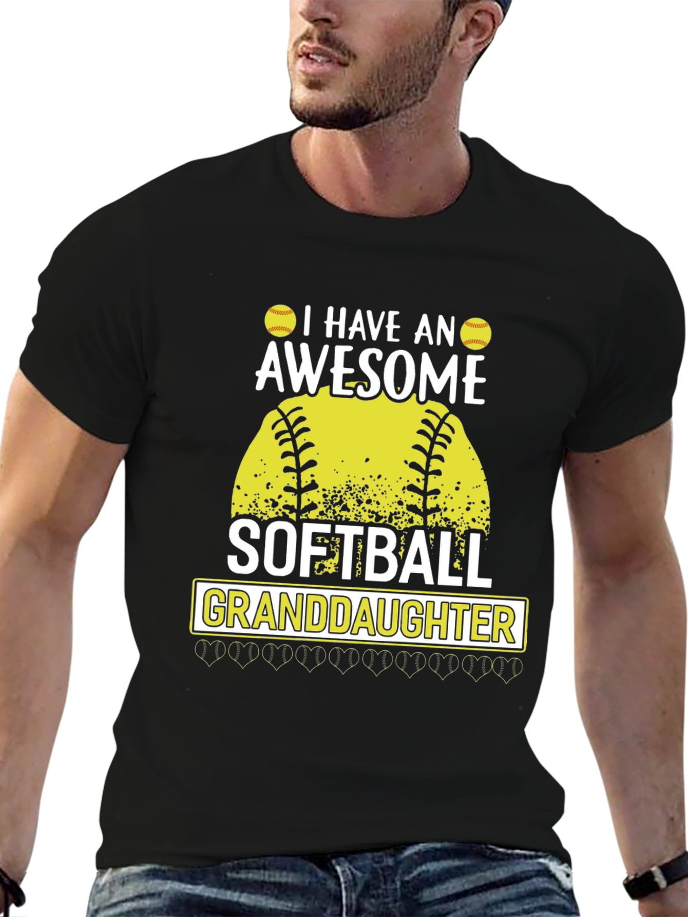 Awesome Softball Granddaughter T-Shirt