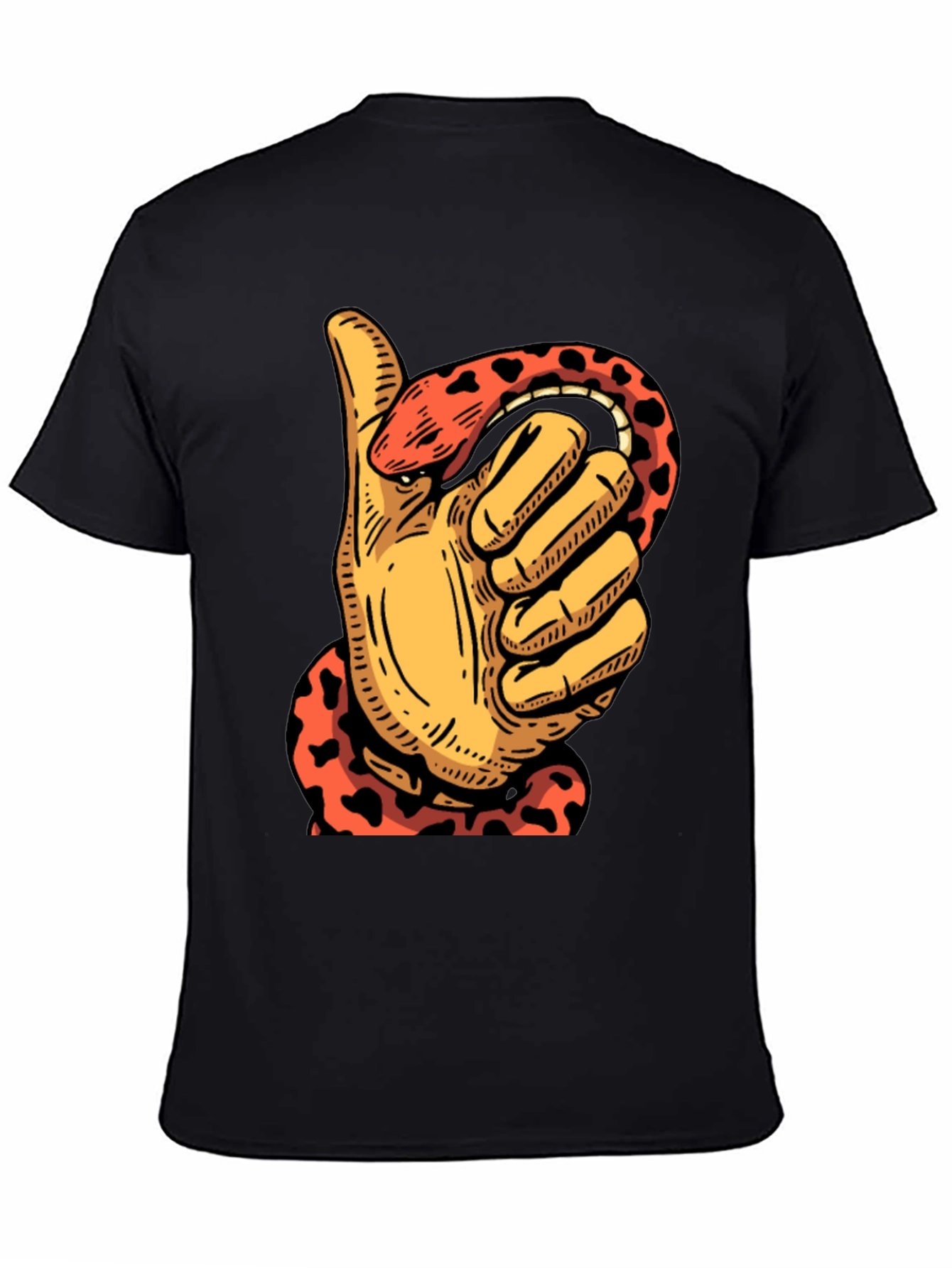 Thumbs Up Snake T-Shirt - Mens Graphic Tee