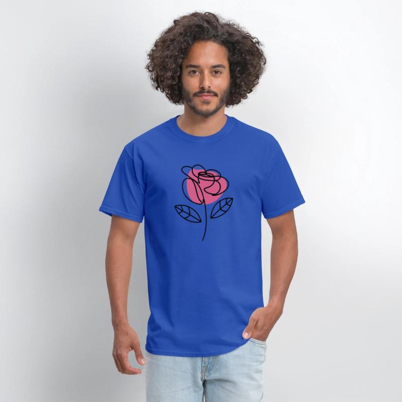 Elegant Simplicity: One-Line Rose Drawing