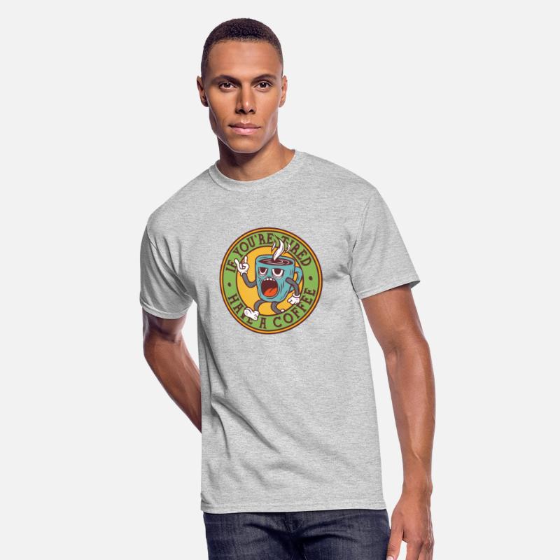Energetic Coffee Mug Tee For Cafe Addicts