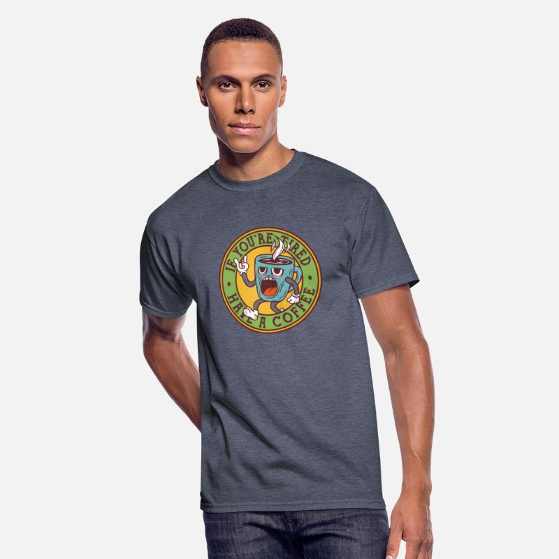 Energetic Coffee Mug Tee For Cafe Addicts
