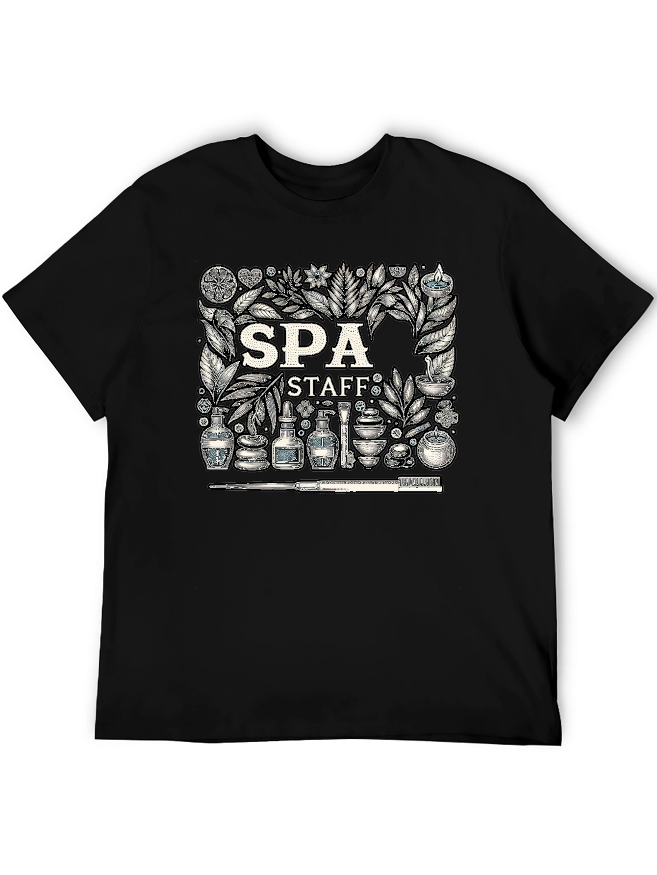 Spa Staff Graphic T-Shirt - Relax & Rejuvenate