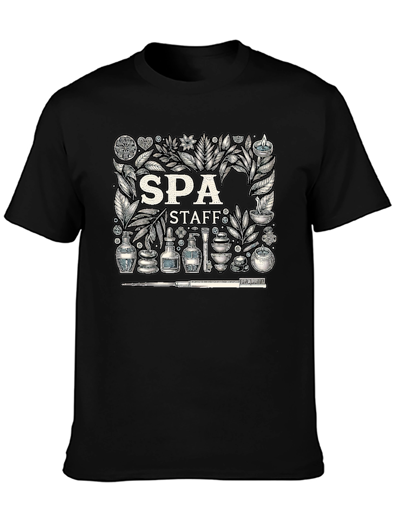 Spa Staff Graphic T-Shirt - Relax & Rejuvenate