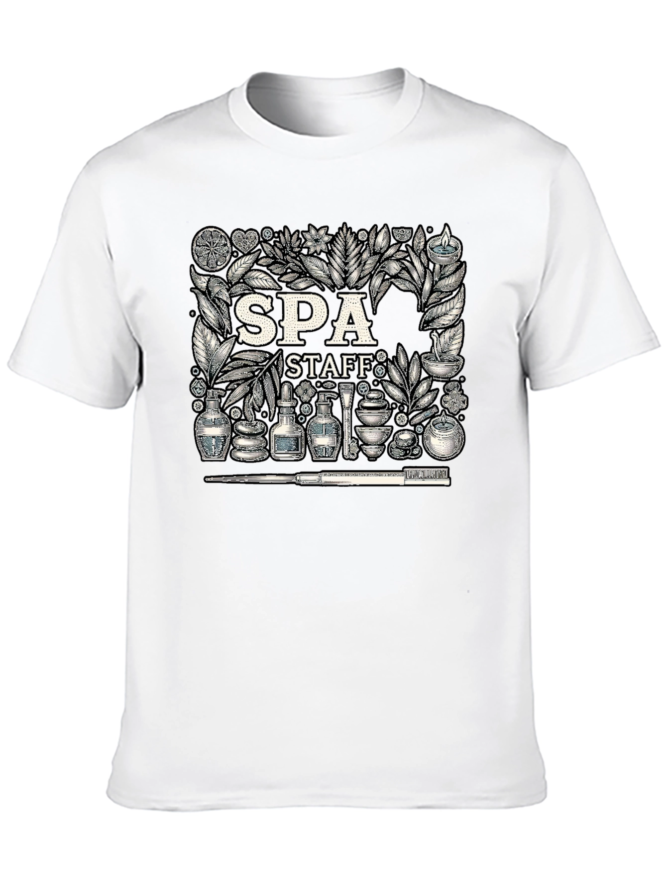 Spa Staff Graphic T-Shirt - Relax & Rejuvenate