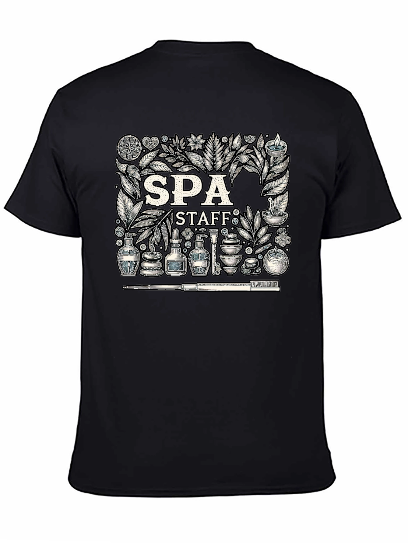 Spa Staff Graphic T-Shirt - Relax & Rejuvenate