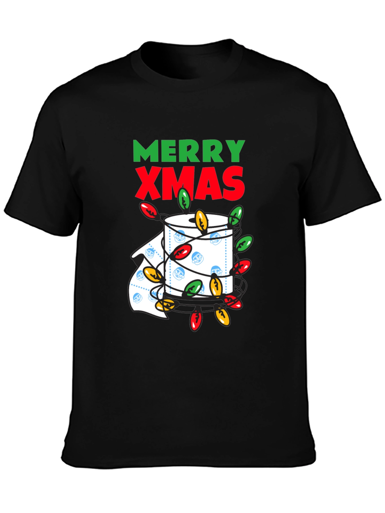 Merry Xmas Toilet Paper Roll Christmas T-Shirt