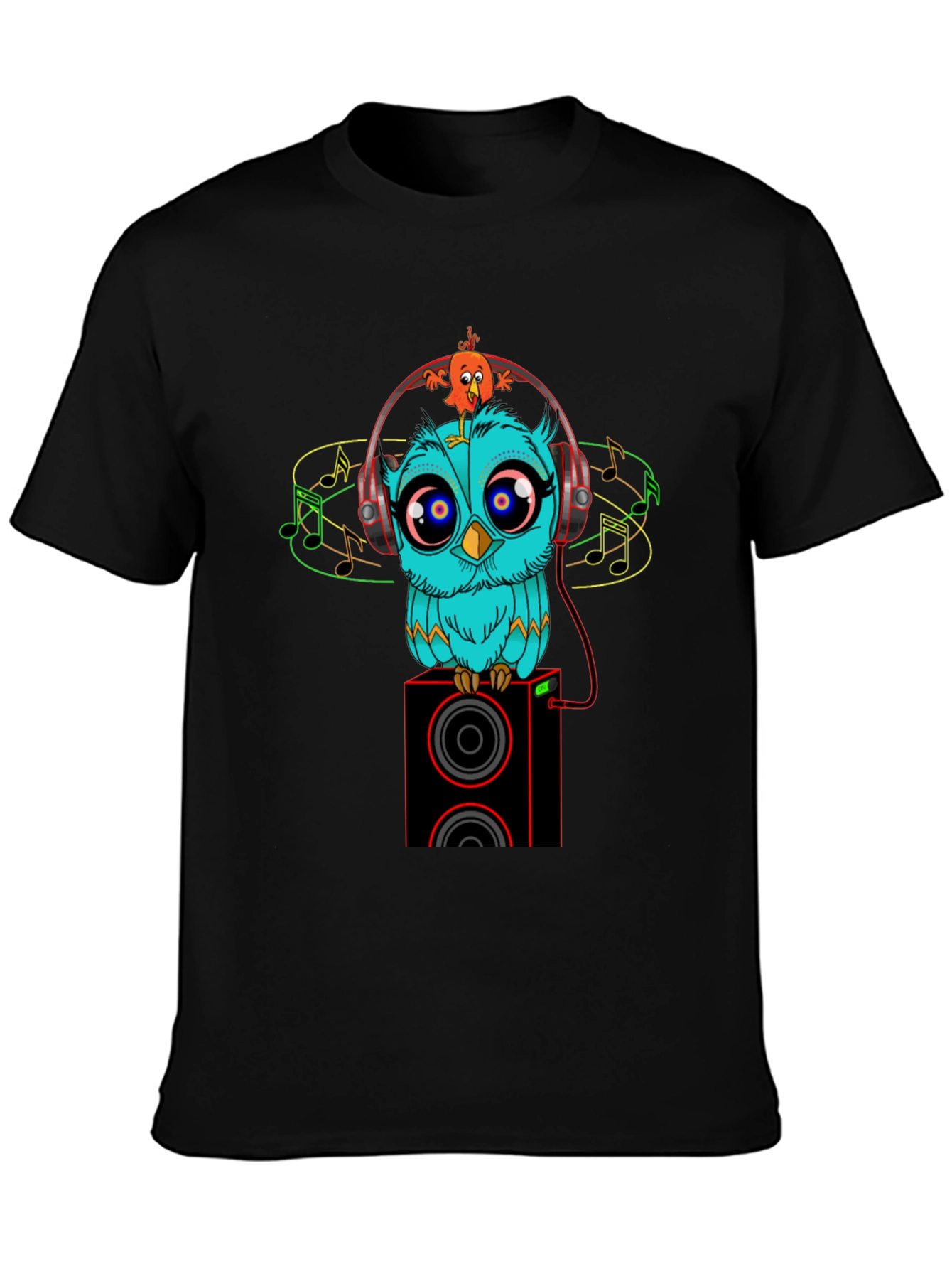 Owl & Bird DJ Graphic Tee