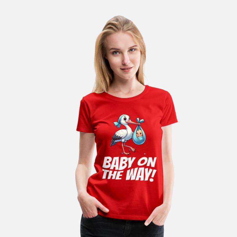 Expectant Mother Stork Brings The Beautiful News