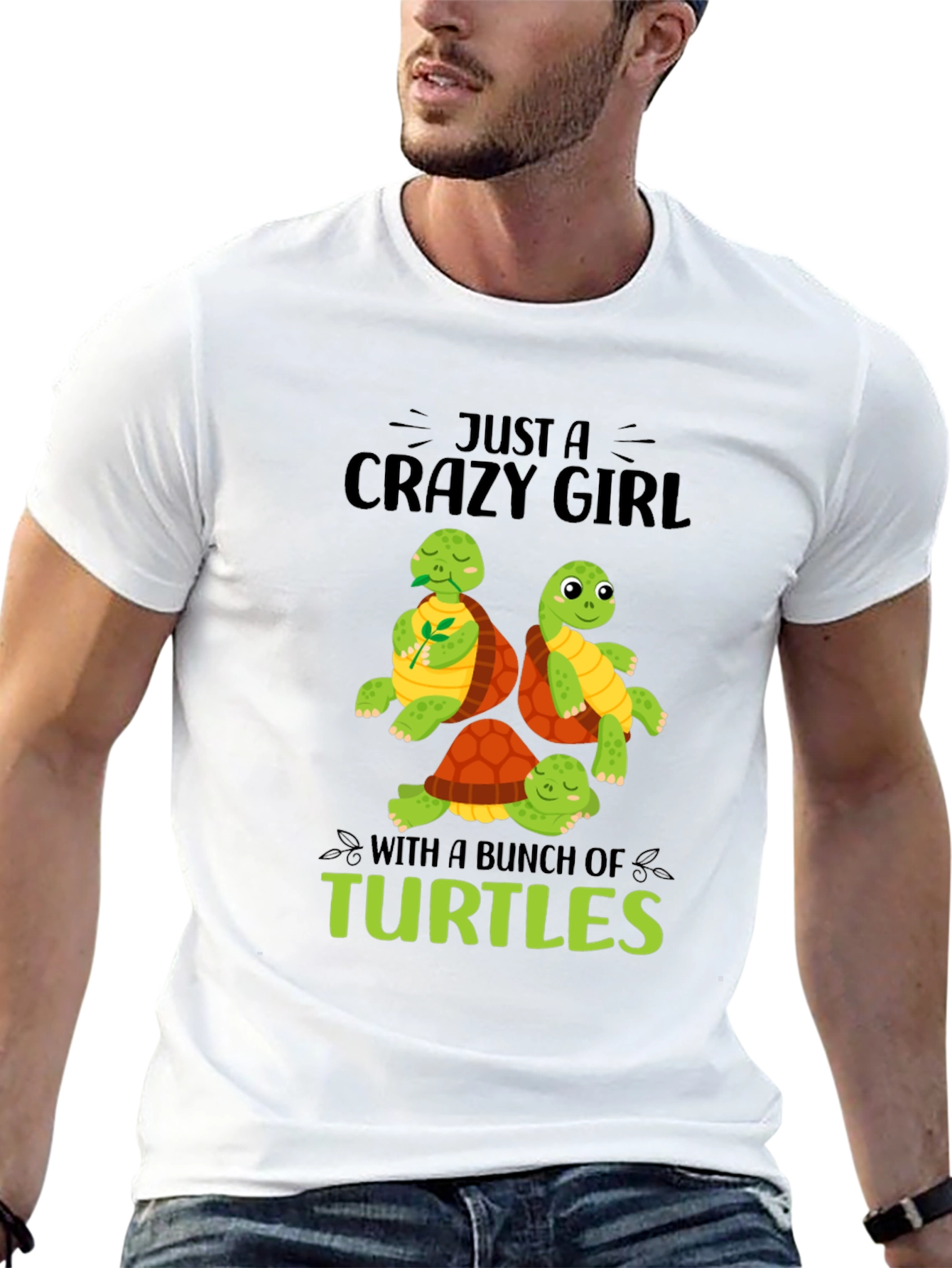 Crazy Turtle Girl T-Shirt
