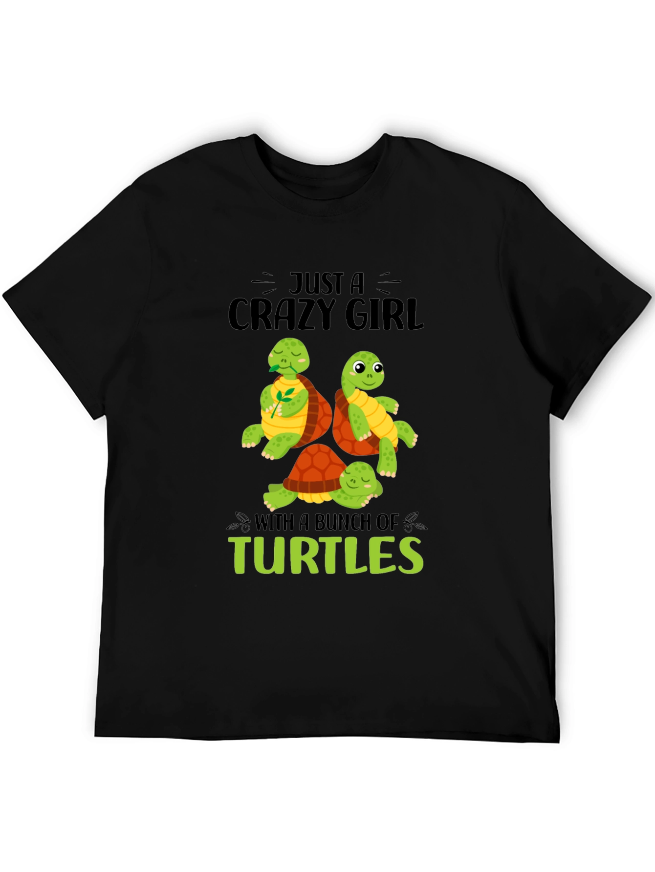 Crazy Turtle Girl T-Shirt