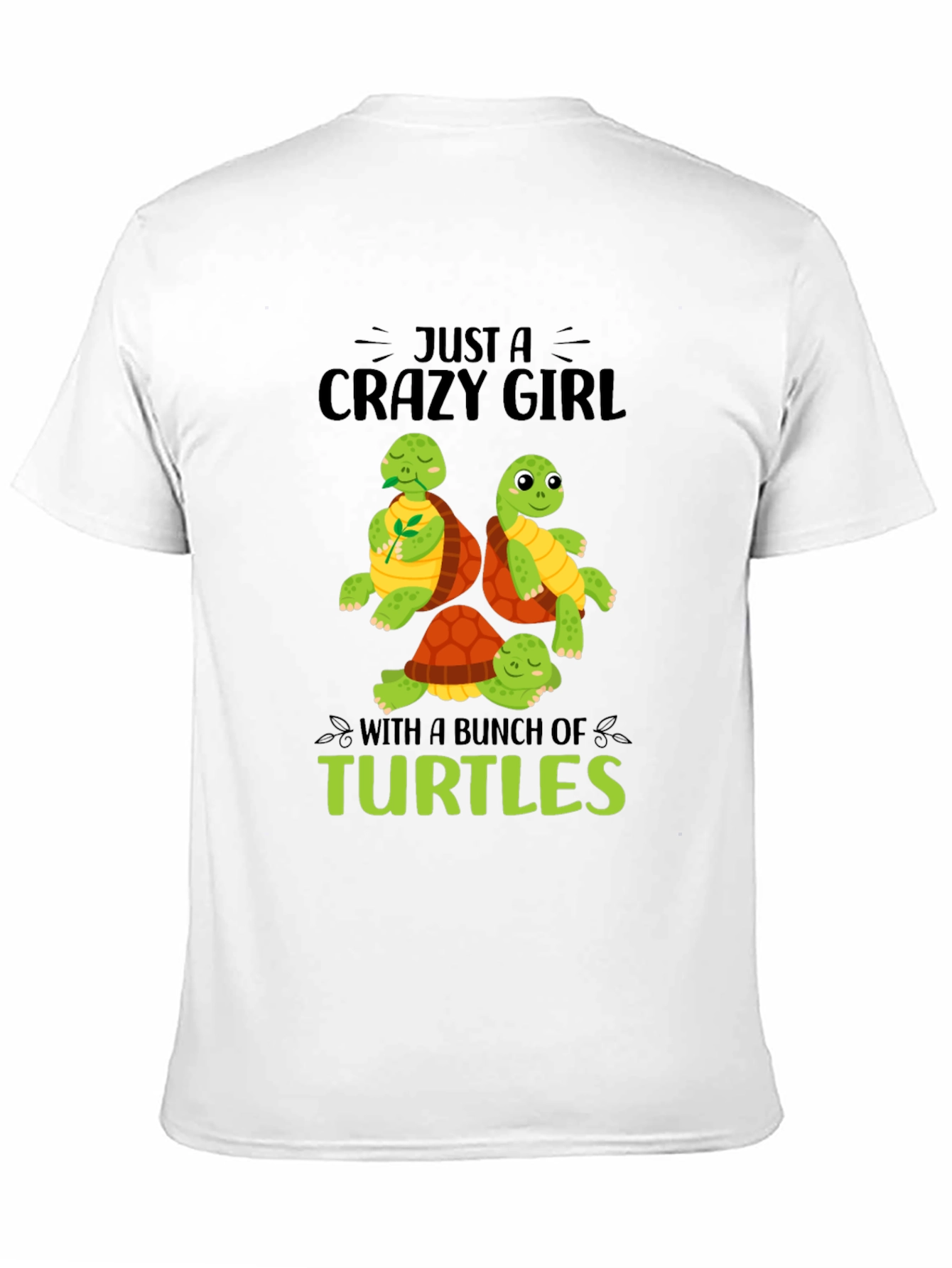Crazy Turtle Girl T-Shirt