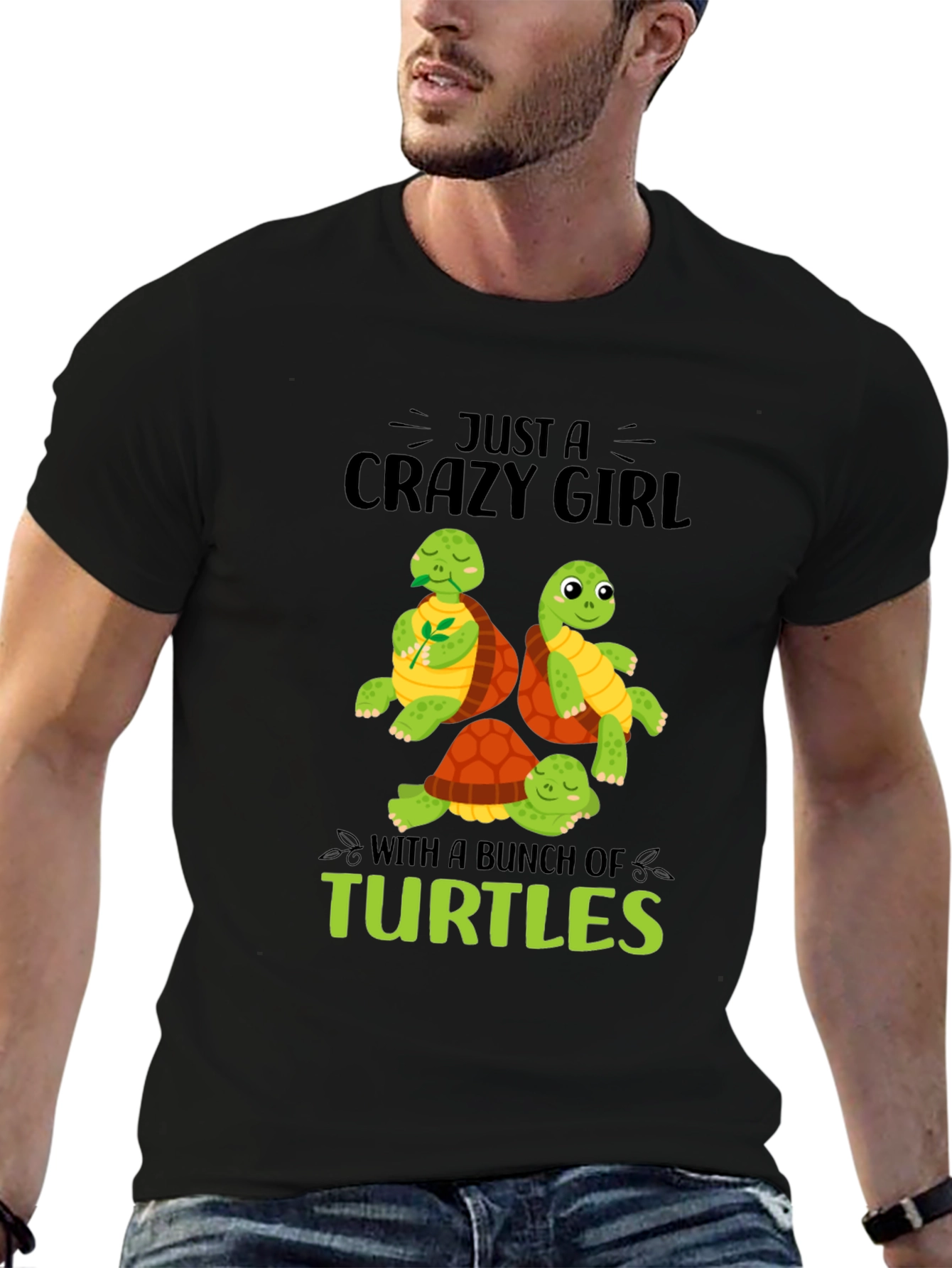 Crazy Turtle Girl T-Shirt