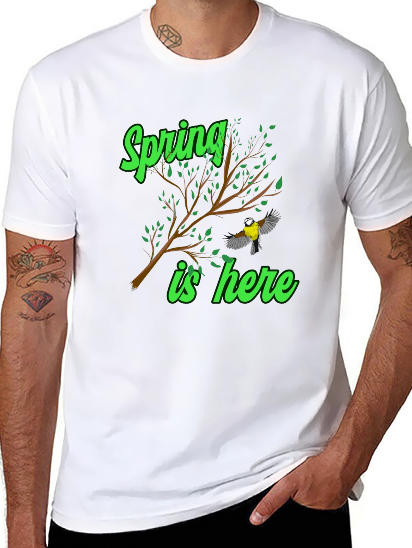 Spring Is Here T-Shirt - Nature Inspired Design