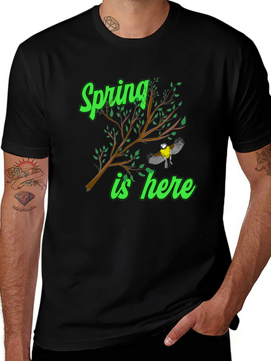 Spring Is Here T-Shirt - Nature Inspired Design