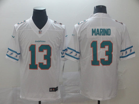 Men's Miami Dolphins Dan Marino #13 White Player Game Jerseys