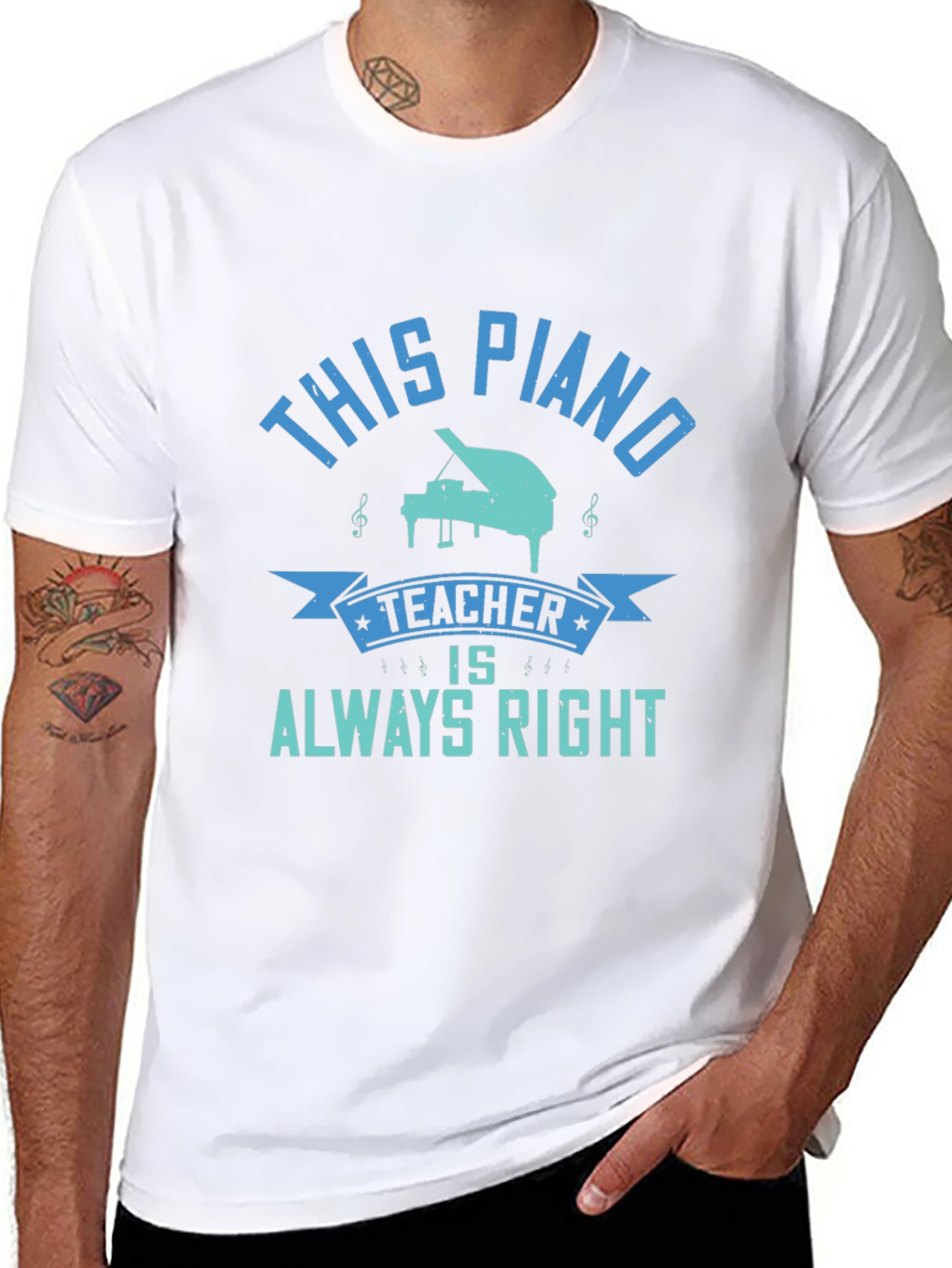 Piano Teacher Always Right T-Shirt