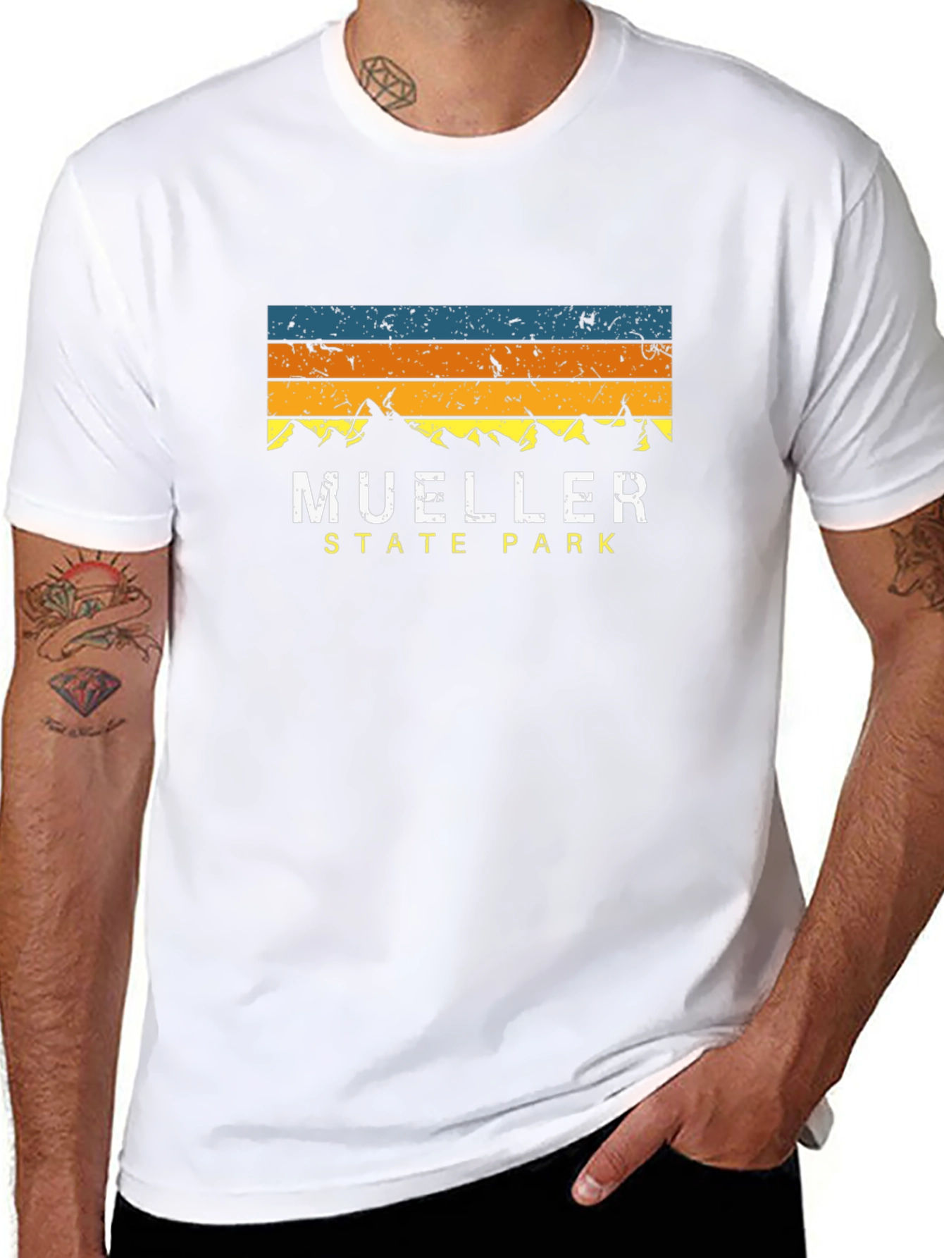 Mueller State Park T-Shirt: Mountain Retro Style