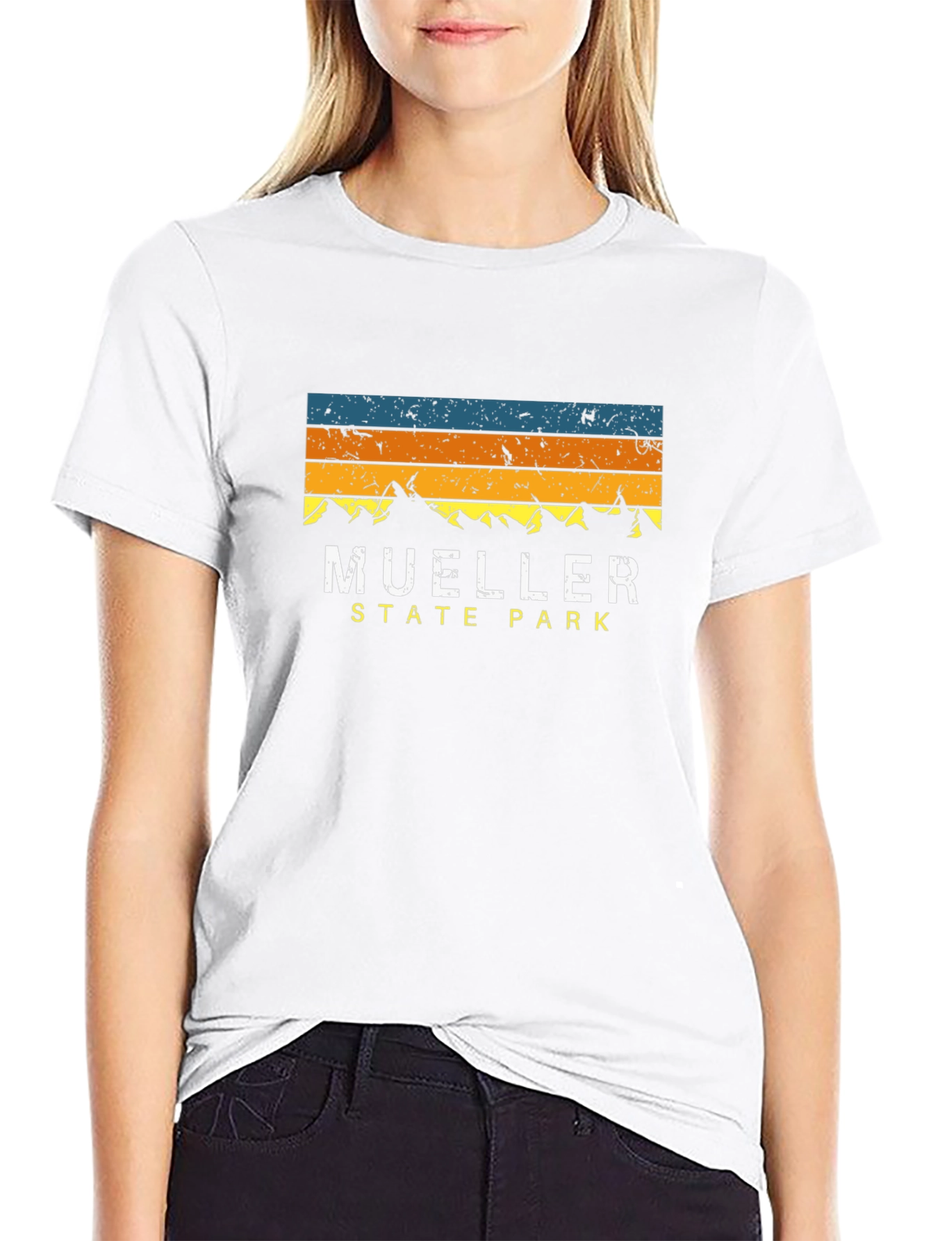 Mueller State Park T-Shirt: Mountain Retro Style