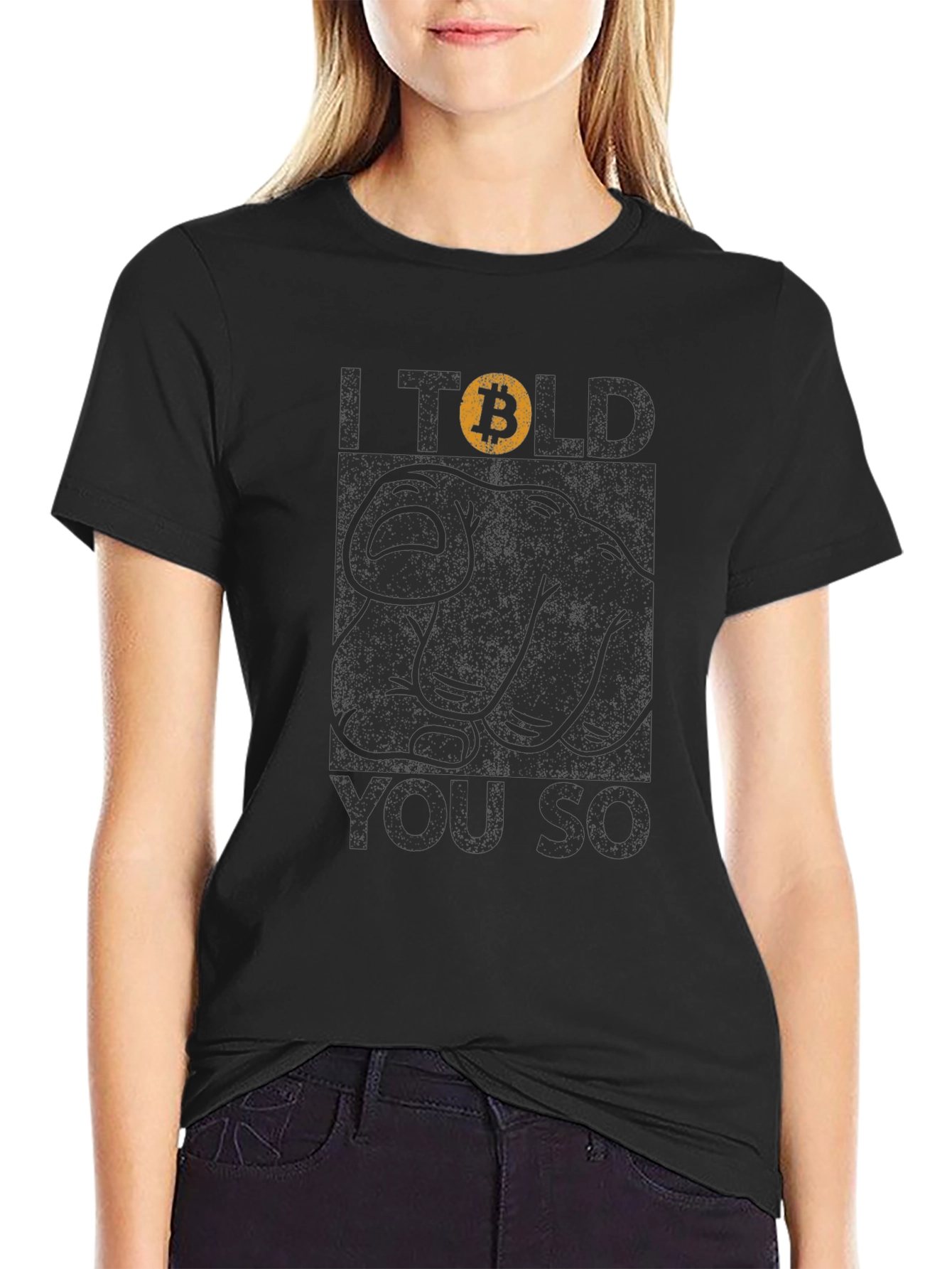 Bitcoin I Told You So Black T-Shirt