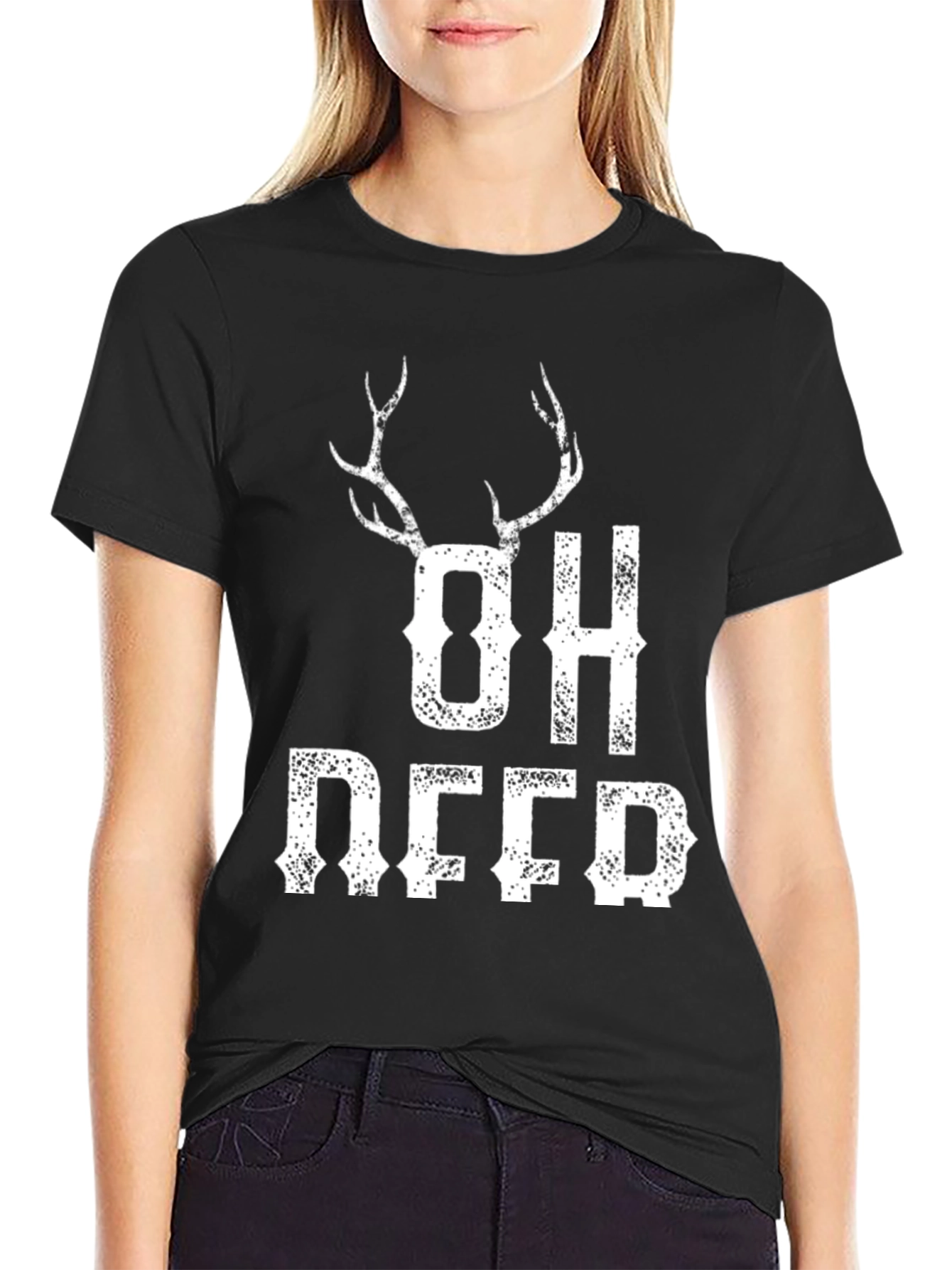Oh Deer Graphic T-Shirt - Funny Hunting Tee