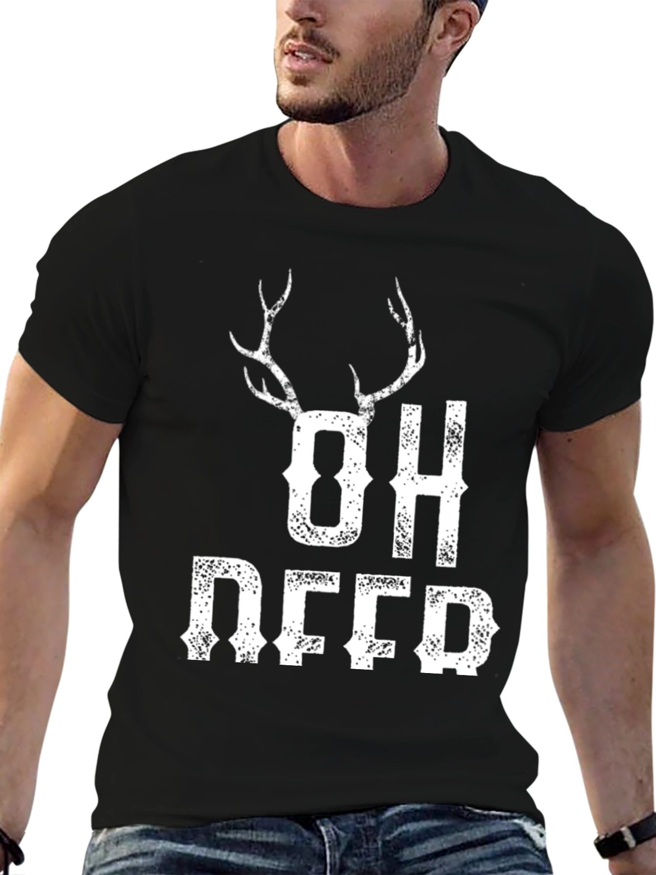 Oh Deer Graphic T-Shirt - Funny Hunting Tee