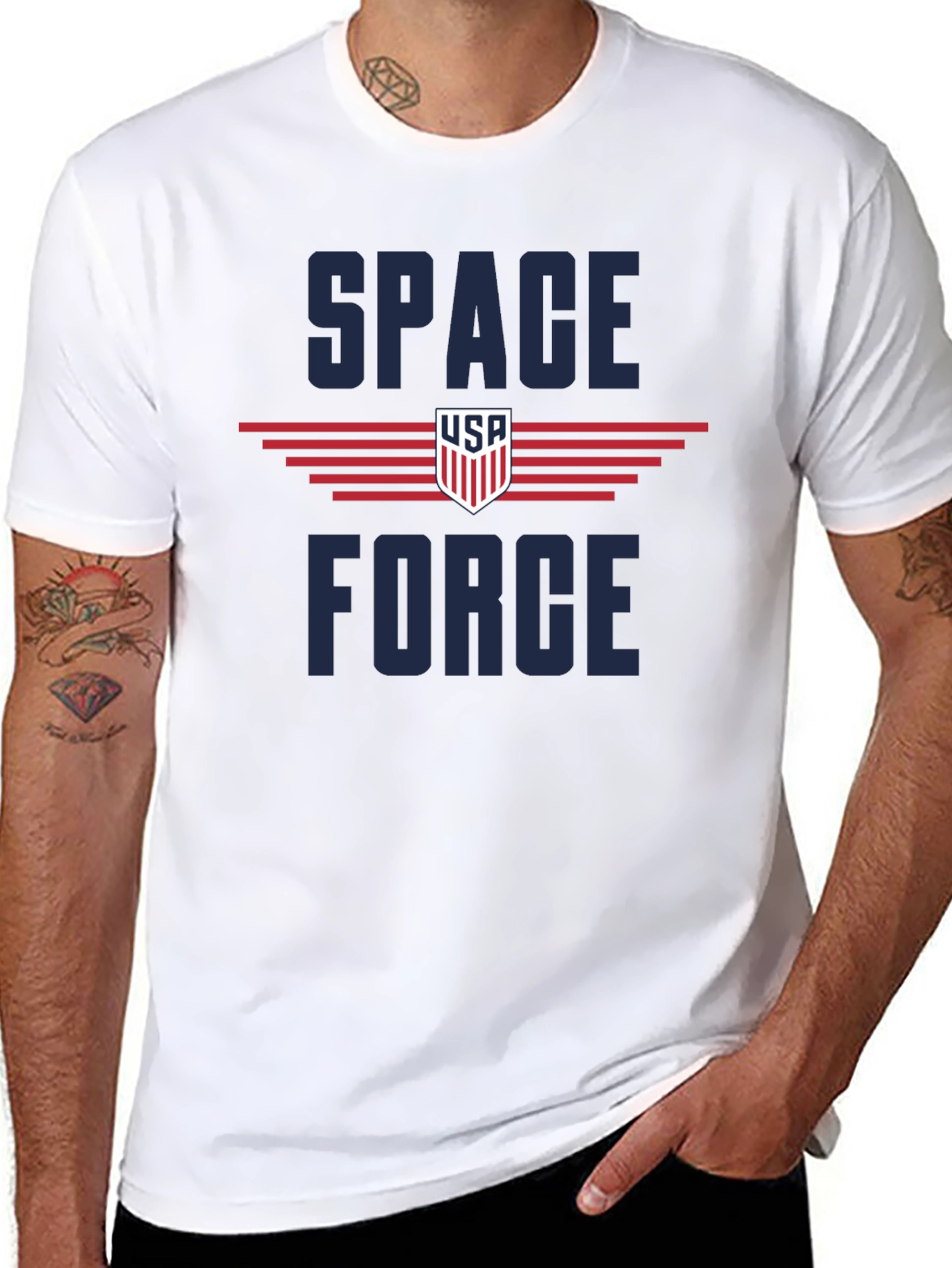 Space Force USA Graphic T-Shirt